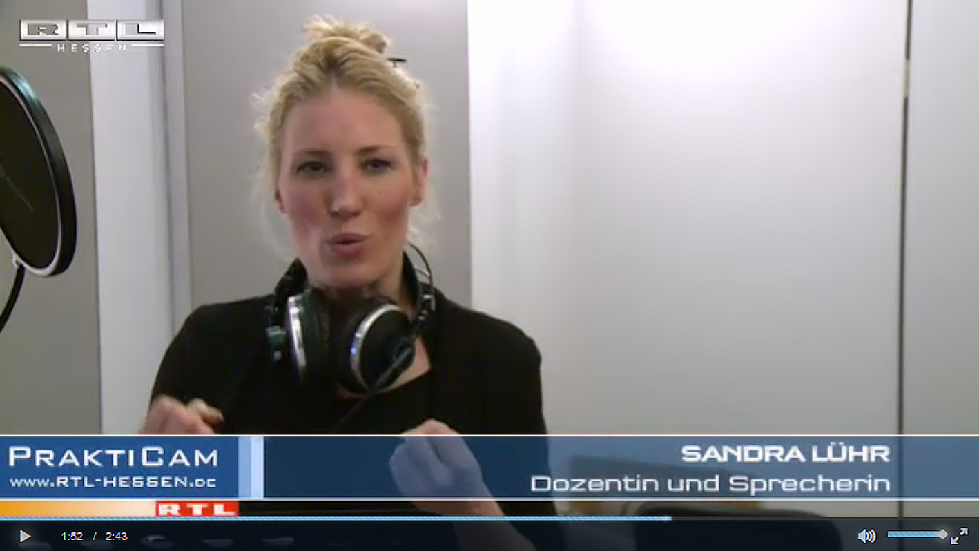Symchronsprecherin Sandra Lühr im Interview mit RTL Hessen